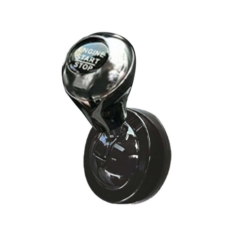 Push Start Button Cover, Aluminum Alloy Joystick Car Starter Lever Decoration, Fits Most Vehicle Push to Start Buttons, 70mm Length with Strong Adhesive Tape (D) - Image 1